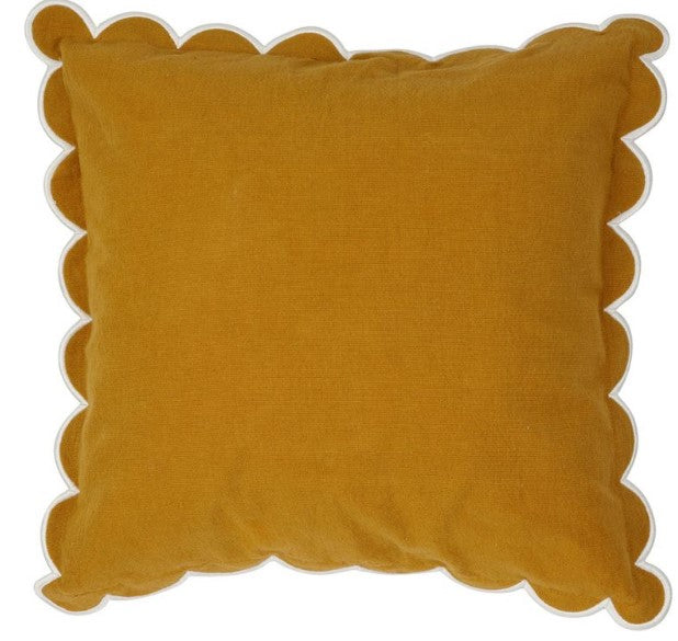 COUSSIN NOMADEA MOUTARDE 45X45CM COTON