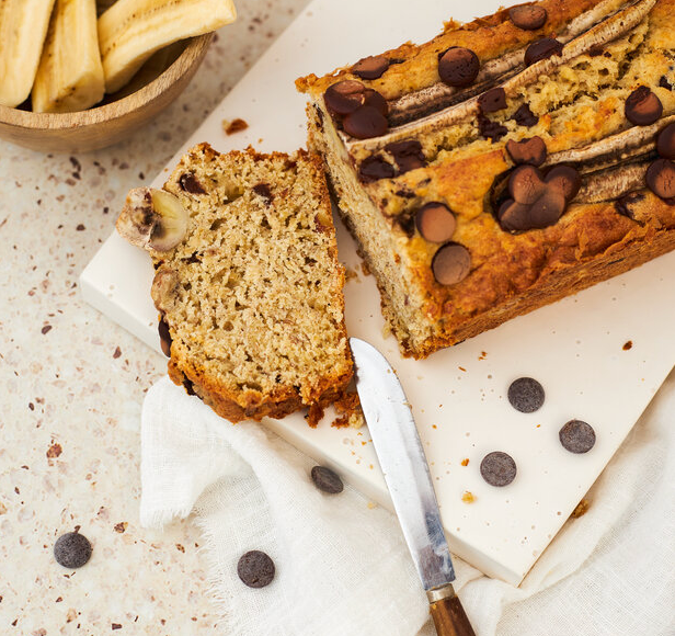 Préparation Choco Banana Bread