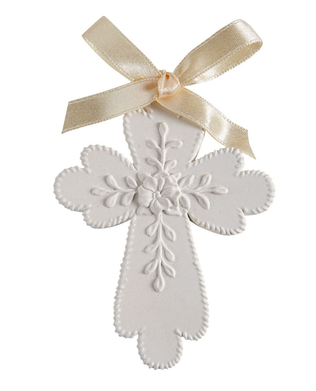 Décor parfumé Croix - Grand modèle - Fleur d'Oranger