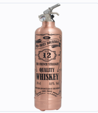 Extincteur WHISKEY CUIVRE NOIR