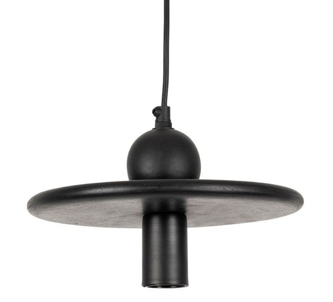 Suspension Atelier – Noir, Ø 25 x H 14 cm