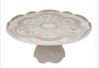 Assiette sur Pied CRISTAL – Grès Fin (Ø 30,9 cm)