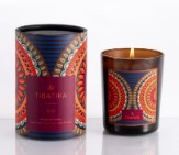 Bougie Parfumée Artisanale INTI– Sauge – Baies roses – Cacao – Bois de Gaïac