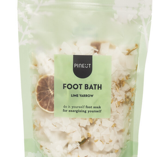 Bain de pied au citron en sachet