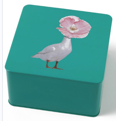 Boite à biscuits carrée