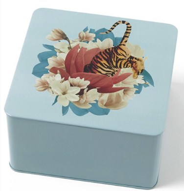 Boite à biscuits carrée