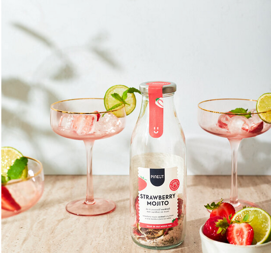 Préparation Cocktail fraise mojito