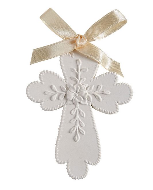 Décor parfumé Croix - Grand modèle - Fleur d'Oranger