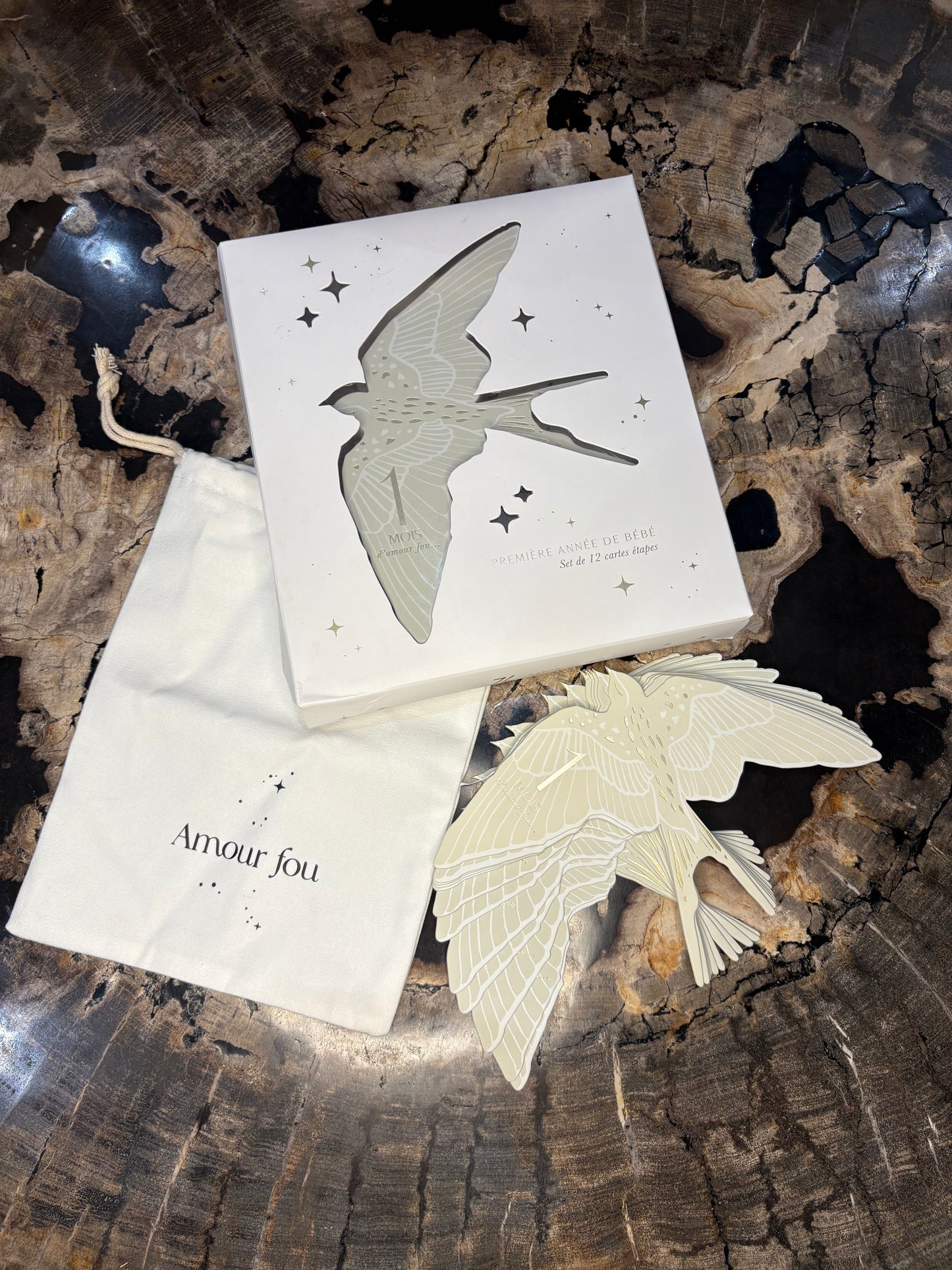 Cartes étapes bébé – Birds