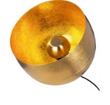 LAMPE DE SOL METAL OR H34CM