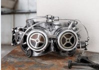 LUNETTE EN PLASTIQUE ARGENT