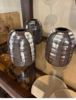 Vase RÉMI – Grès Vernis Réactif, Style Artisanal et Contemporain (11,5 × 13,5 × 11,5 cm)